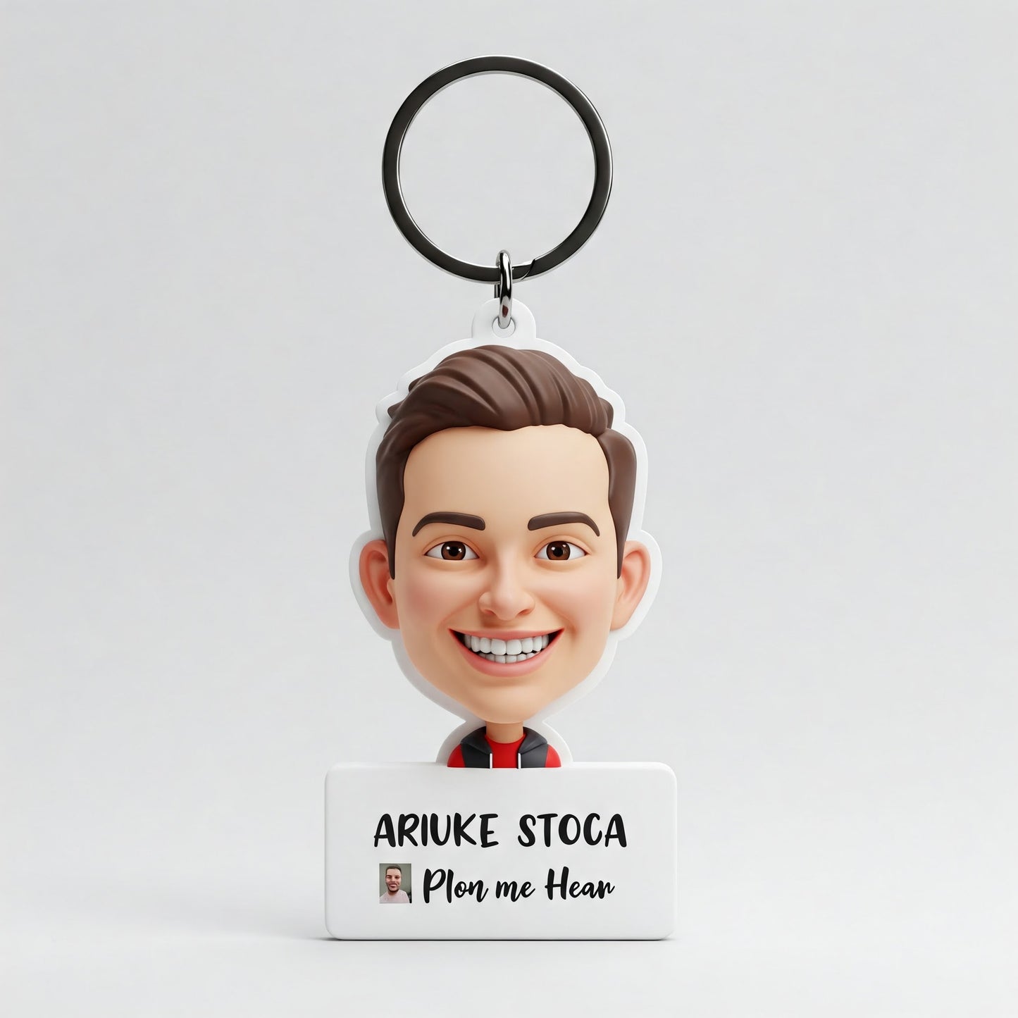 Personalised Caricature Keychain (Pack of 04)