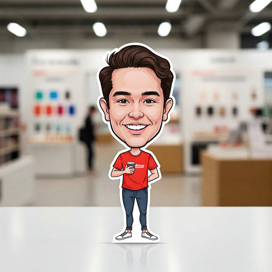 Personlised 3D Printed Caricature Standee