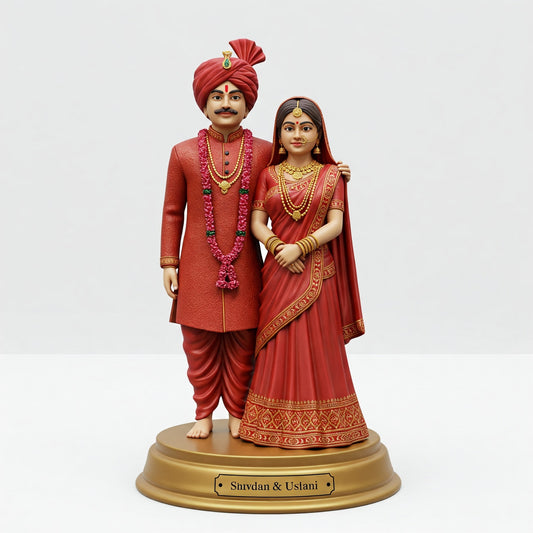 Couple Full Body Miniature Statue