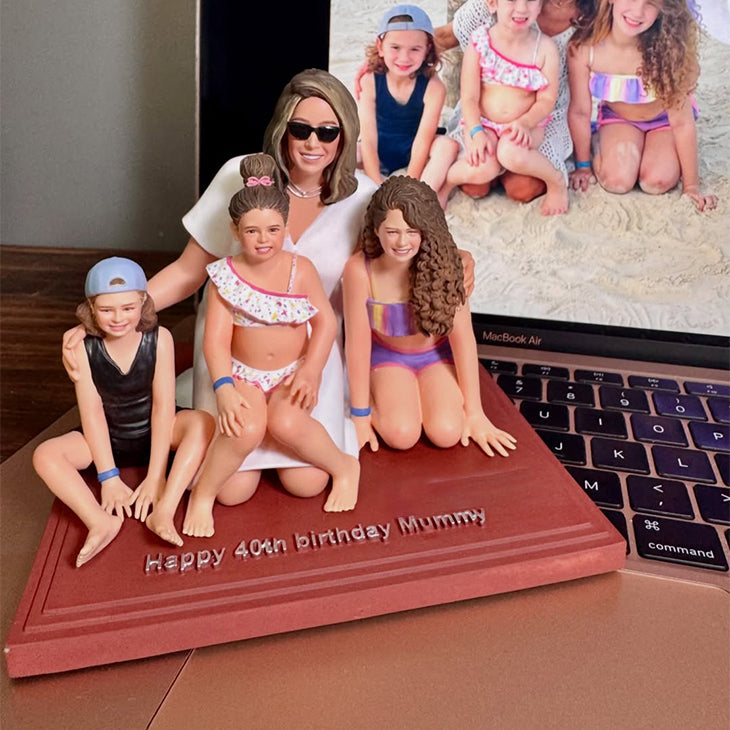 Family Full Body 3D Miniature