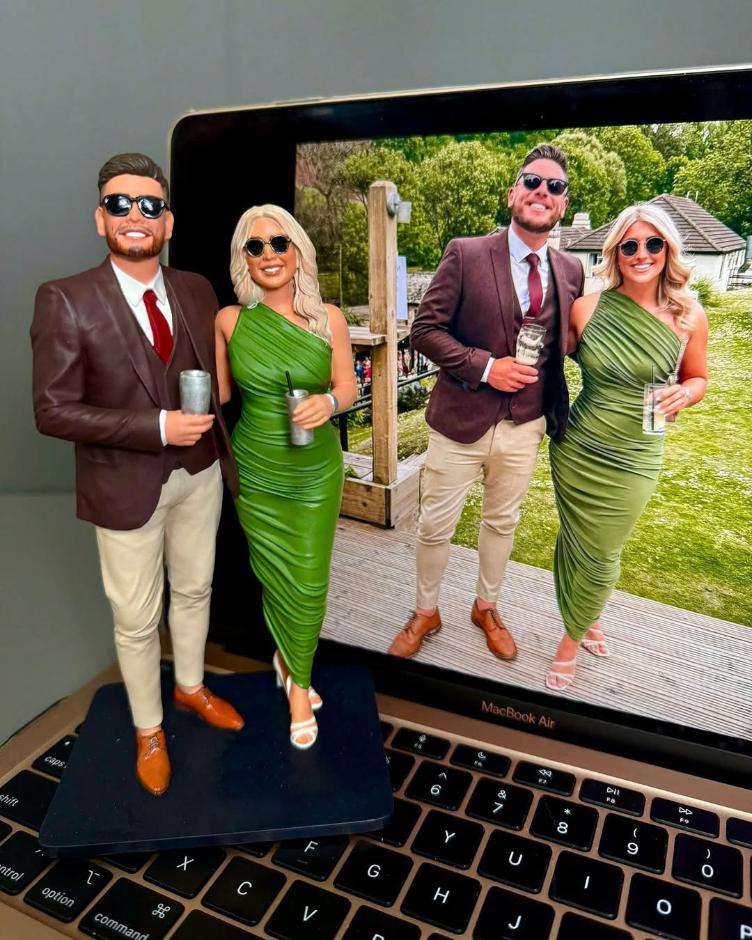 Couple Full Body Miniature Statue