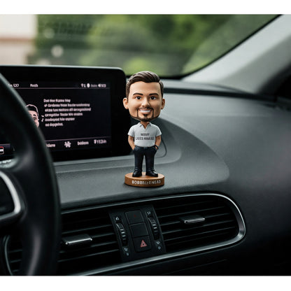 Personalised Bobblehead Statue for Car Dashboard