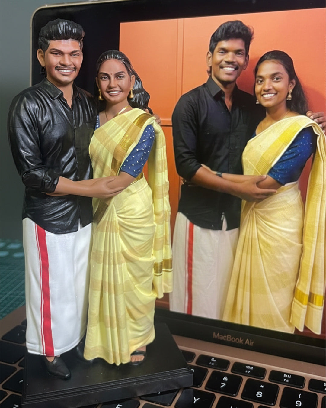 Couple Full Body Miniature Statue