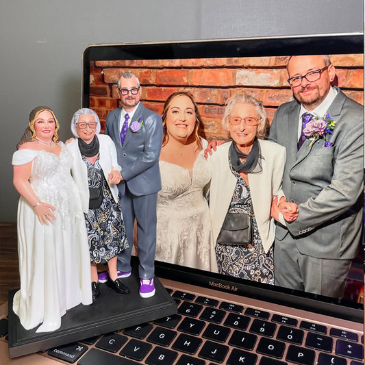 Family Full Body 3D Miniature